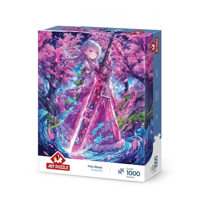 Pembe Kılıç 1000 Parça Puzzle