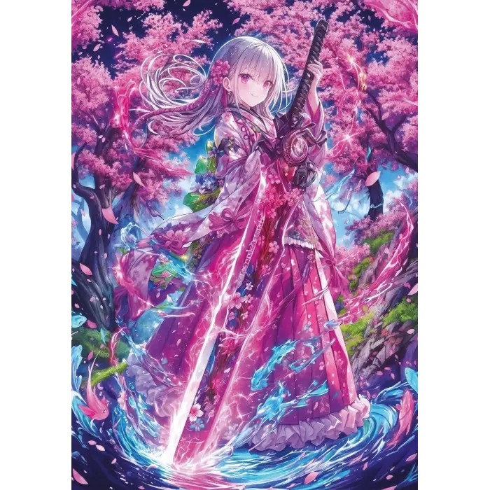 Pembe Kılıç 1000 Parça Puzzle
