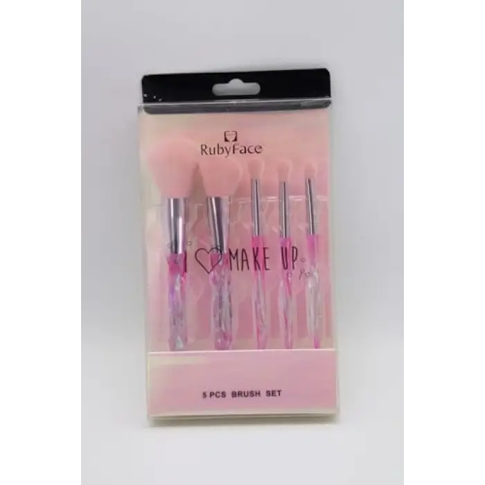 Pembe Kristal Makyaj Seti, 5li