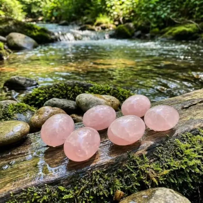 Pembe Kuvars Taşı Kütle