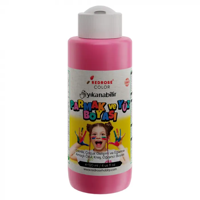 Pembe Parmak Boyası, 120 ml