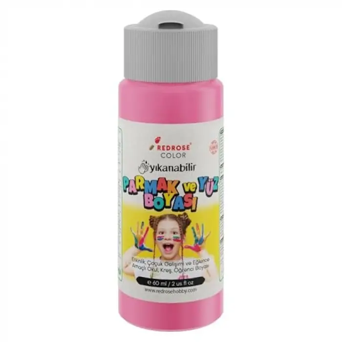 Pembe Parmak Boyası, 60 ml