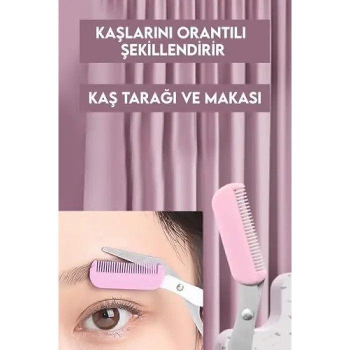 Pembe Taraklı Kaş Makası