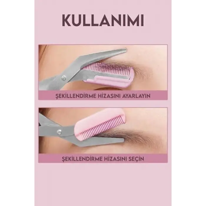 Pembe Taraklı Kaş Makası