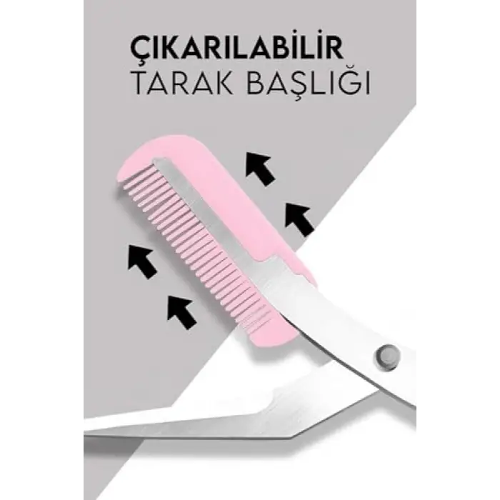 Pembe Taraklı Kaş Makası