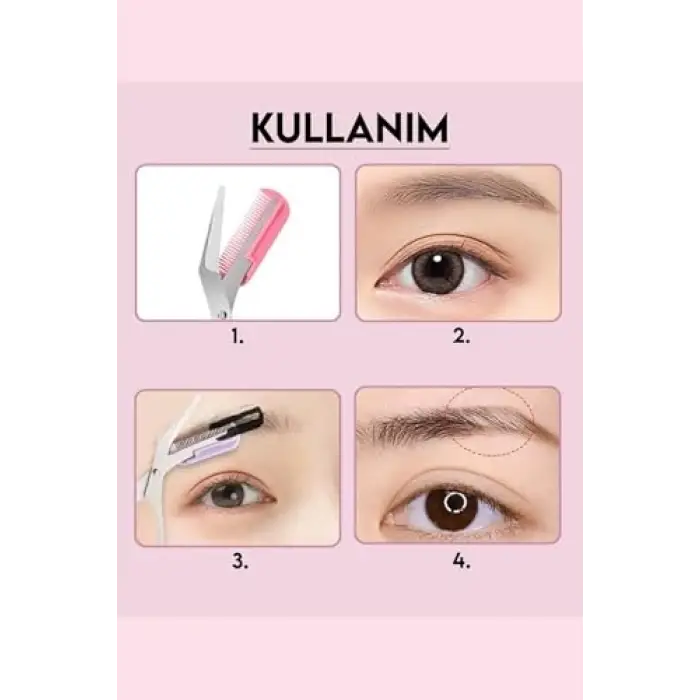 Pembe Taraklı Kaş Makası