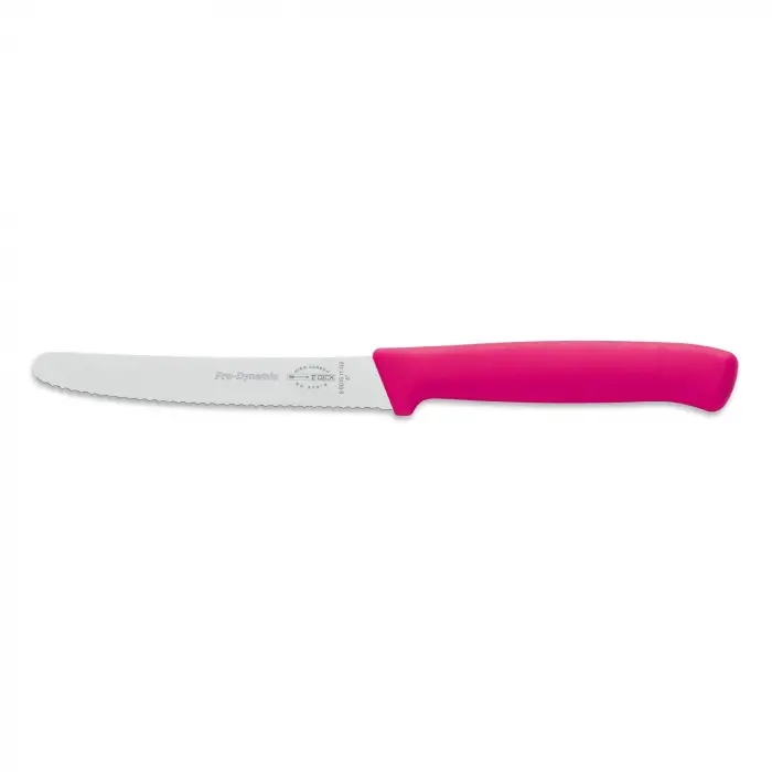 Pembe Tırtıklı Domates Bıçağı, 11 cm