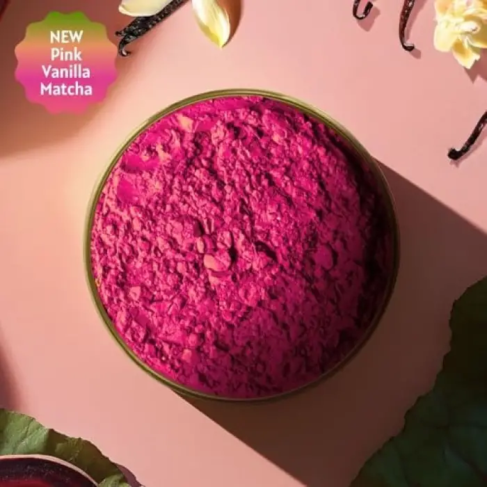 Pembe Vanilya Aromalı Matcha Tozu 25 g