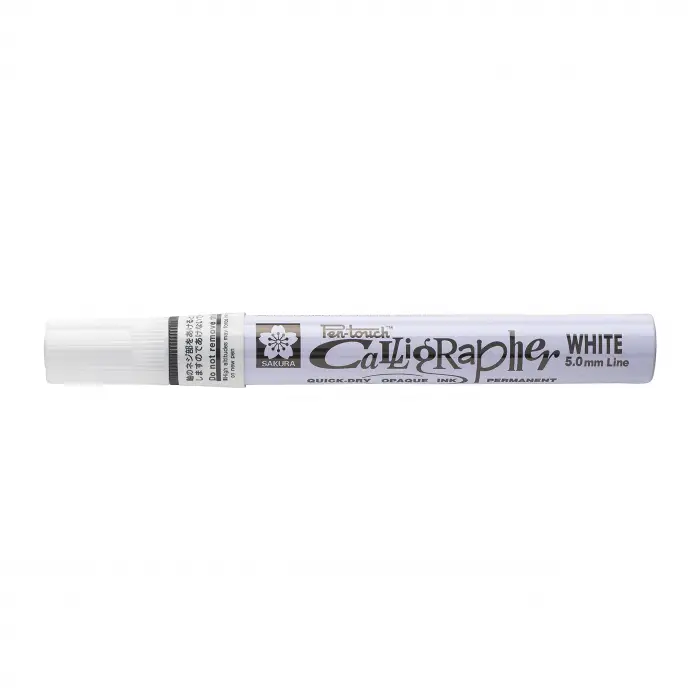 PEN-TOUCH KALİGRAFİ KALEMİ MEDİUM 5.0MM BEYAZ