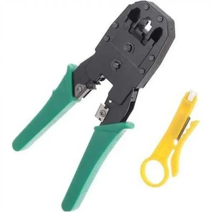 Pense + Tester + 100 Adet RJ45 Network Seti