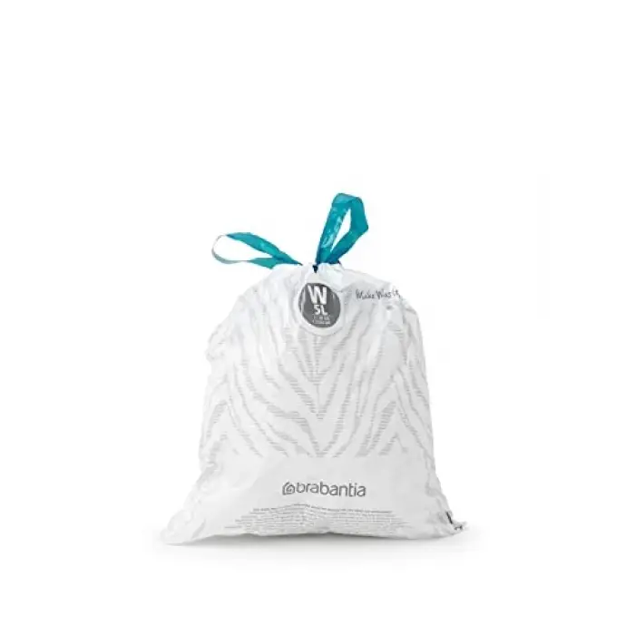 PerfectFit Çöp Torbası Kod W/5 l, Çekme Bantlı, 10 Rulo, 200 Torba