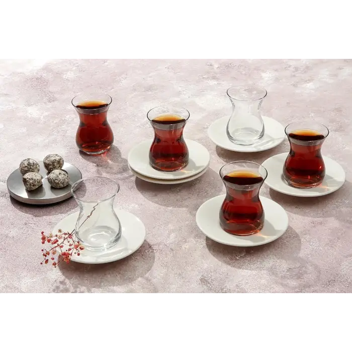 Peride Alumilite 6 Kişilik Çay Takımı