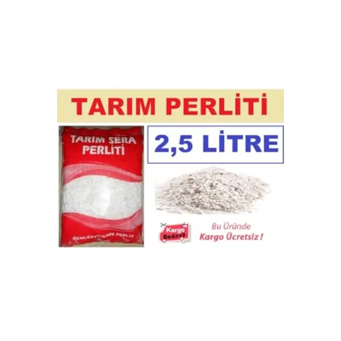 Perlit 2,5 L, Tarım Perliti, Madeni Zirai Perlit
