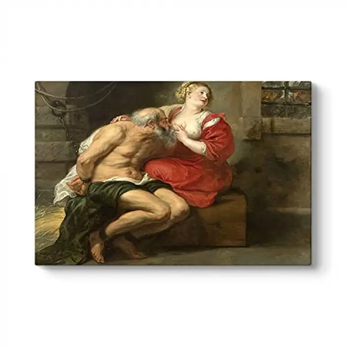 Peter Paul Rubens - Cimon ve Pero Kanvas Tablo 60 x 40