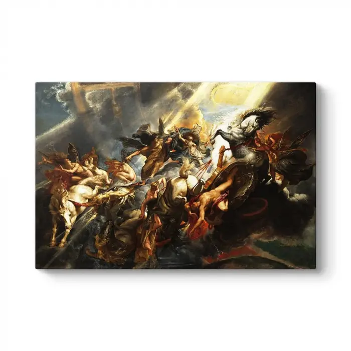 Peter Paul Rubens - Phaetonun Düşüşü Tablosu 75 x 50