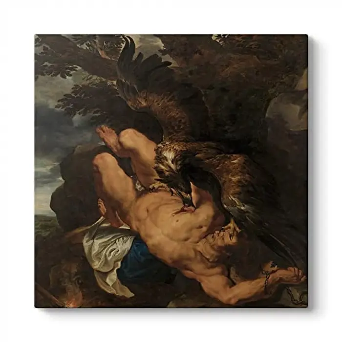 Peter Paul Rubens Prometheus Bound Tablosu, 80 x 80