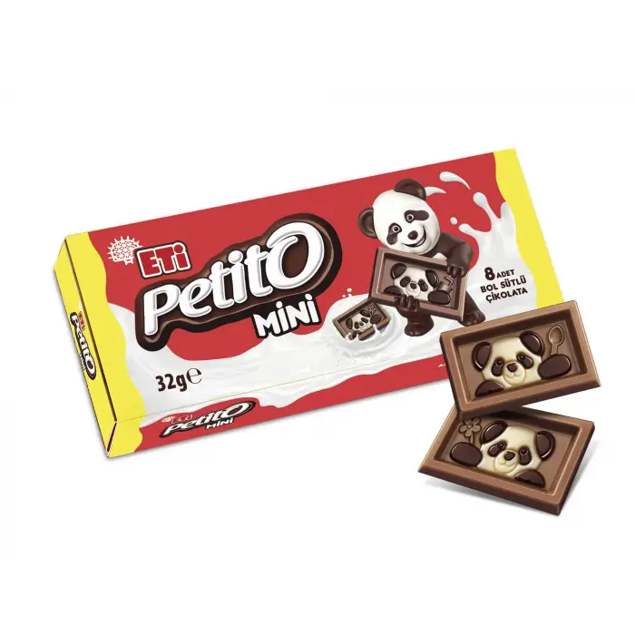 Petito Mini Bol Sütlü Çikolata 32 g 3lü paket