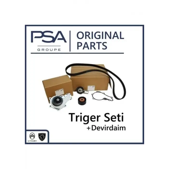 Peugeot 208 1.6 HDi triger seti, devirdaim ile uyumlu 2012-2019