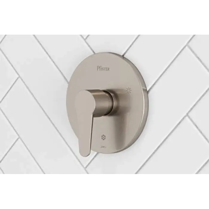 Pfirst R89040K fırçalanmış nikel modern valf trim seti