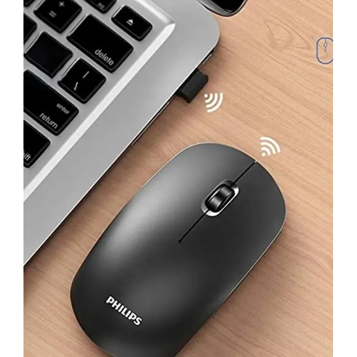 Phılıps M315 Siyah Kablosuz Mouse 5000DPI SPK7315