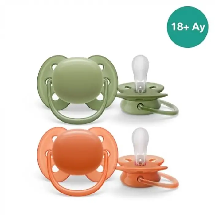 Philips Ultra Soft Emzik 18+ Ay, 2li Unisex, SCF093/01