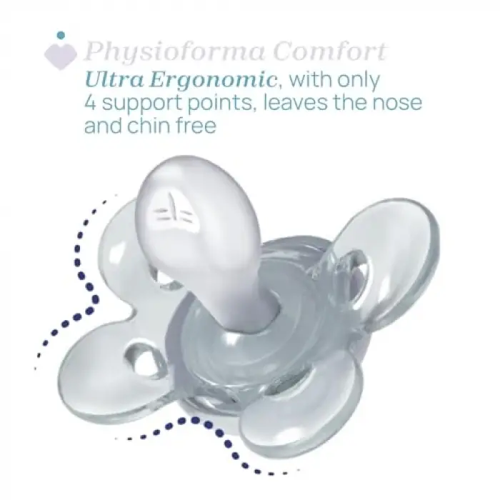 PhysioForma Comfort Silikon Emzik (16-36 Ay, 2li), Pembe