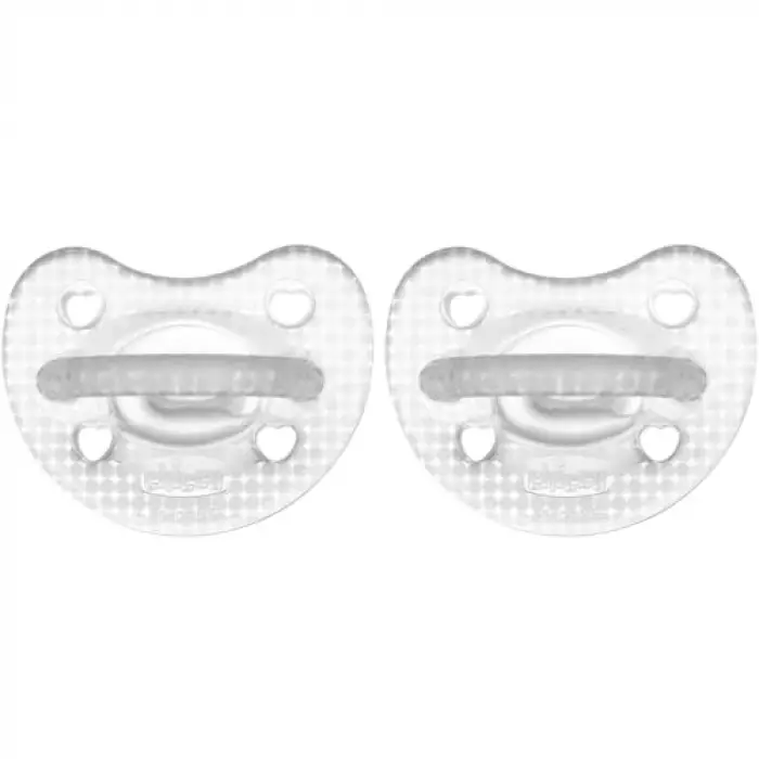 Physioforma Crystal Emzik 2-6 Aylık, 2li, Şeffaf/Beyaz