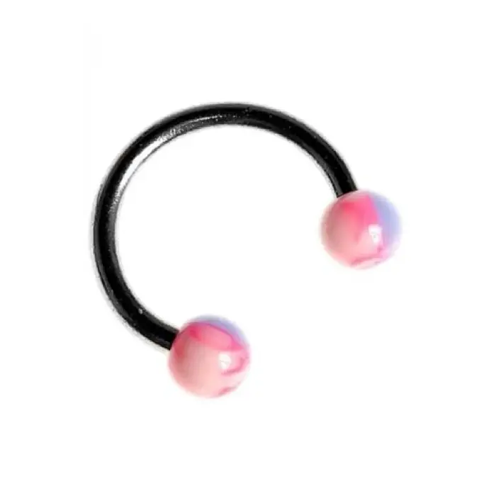 Piercing, Circular Barbell 316L Çelik Pembe, 15 mm