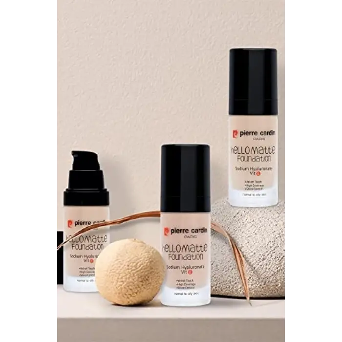 Pierre Cardin HelloMatte Foundation - Sun Beige - 30 ML