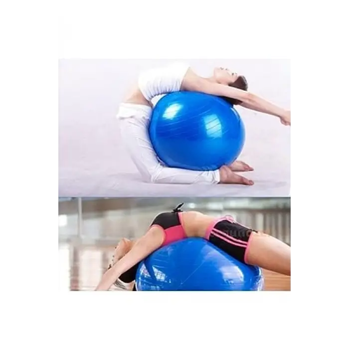 pilates topu - pompa hediyeli 65 cm renkli