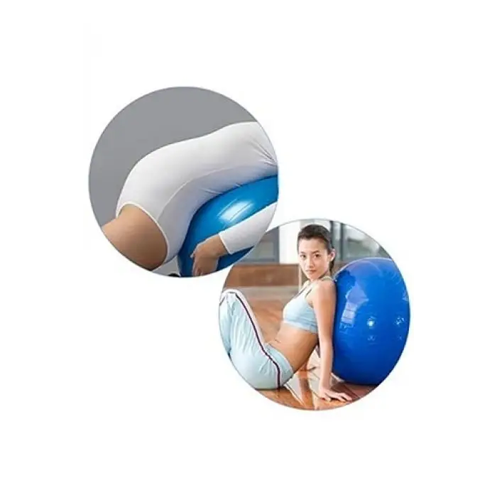 pilates topu - pompa hediyeli 65 cm renkli
