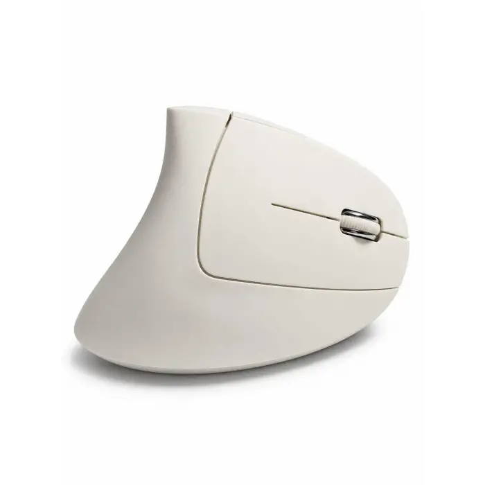 Pilli Dikey Kablosuz Mouse, 2000 Dpı, 6 Tuşlu, Beyaz
