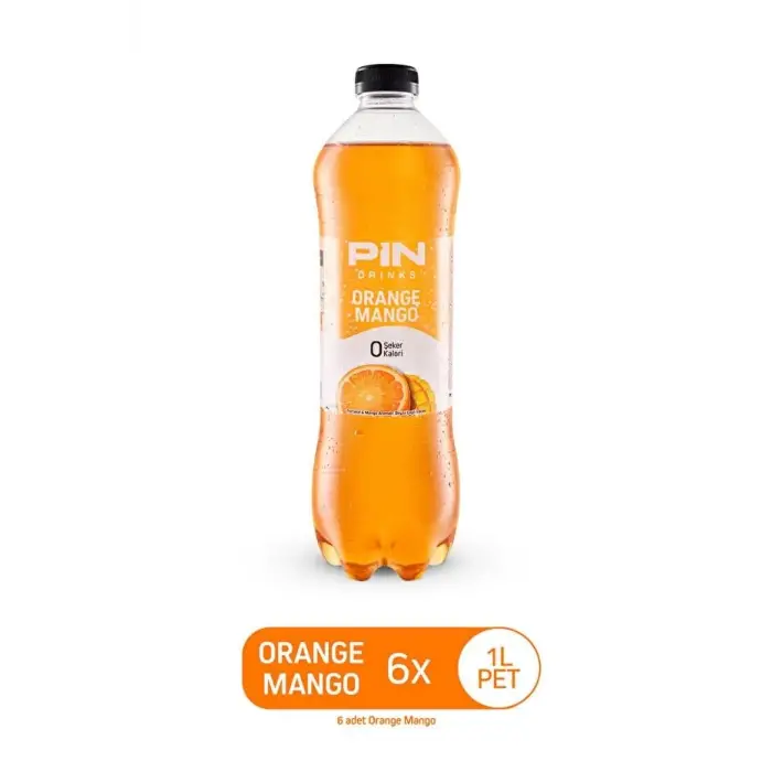 Pin Drinks Orange Mango 1 L X 6