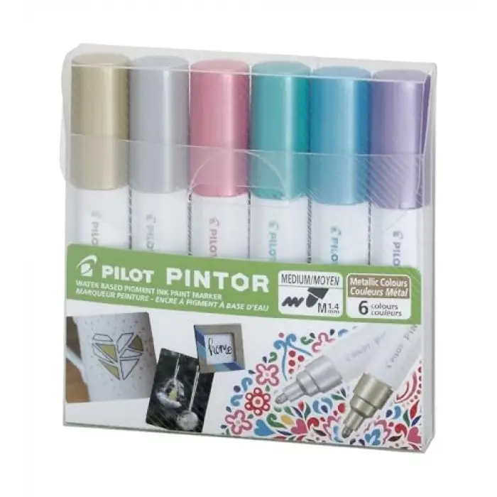 PINTOR-M-6 Color set (Metalik