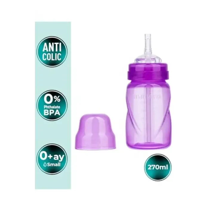 Pipetli Bardak 270 ml/Mor