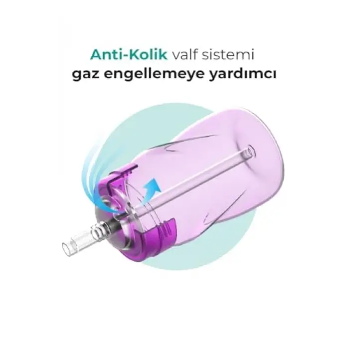 Pipetli Bardak 270 ml/Mor