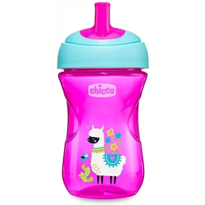 Pipetli Eğitim Bardağı (Pembe/Mor)