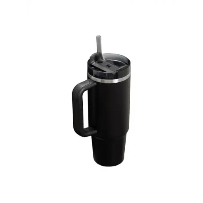 Pipetli Termos Bardak Siyah 0.89 L