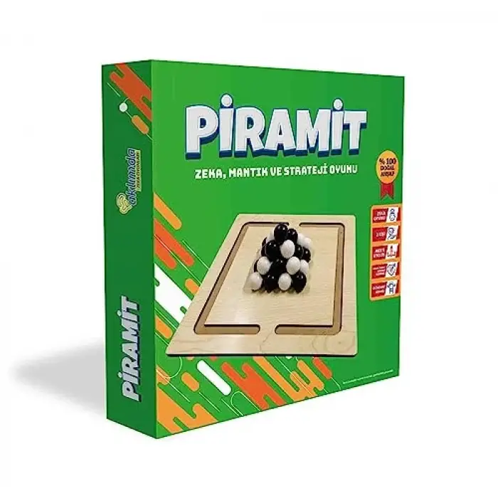 PİRAMİT - Mantık ve Strateji Oyunu - Ahşap