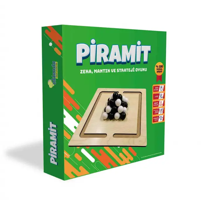 PİRAMİT - Mantık ve Strateji Oyunu - Ahşap