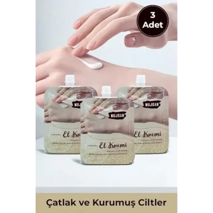 Pirinç Özlü El Kremi 3 Adet