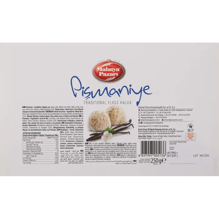 Pişmaniye Sade 250 g