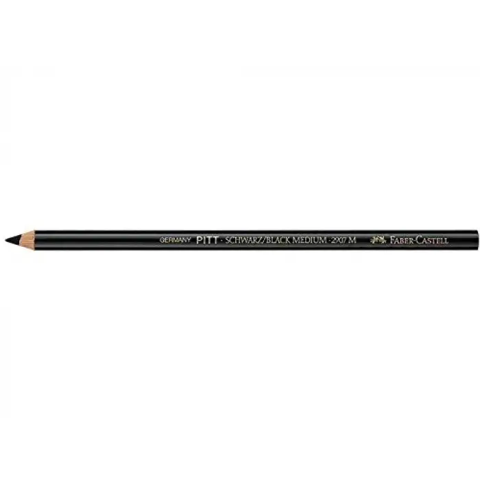 Pitt monokrom doğal Zeichenkohlestift yağsız Siyah M