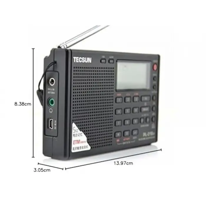 PL-310ET Dünya Radyosu, Siyah