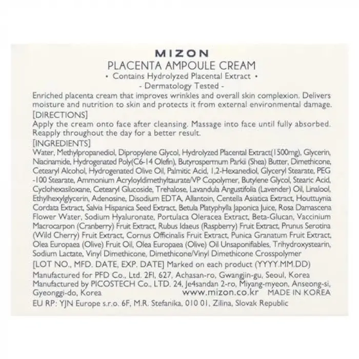 Placenta Ampoule Kremi 50 ml