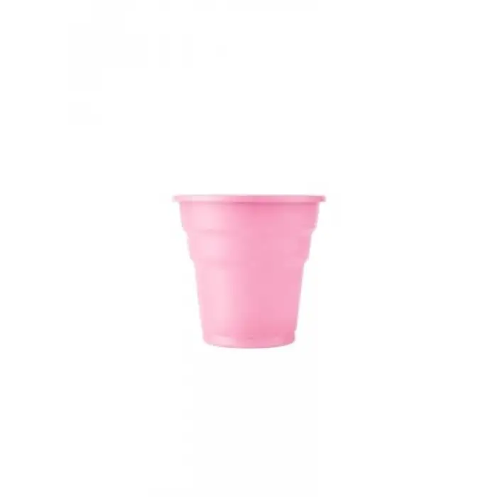 Plastik Bardak Pembe Renk 25li