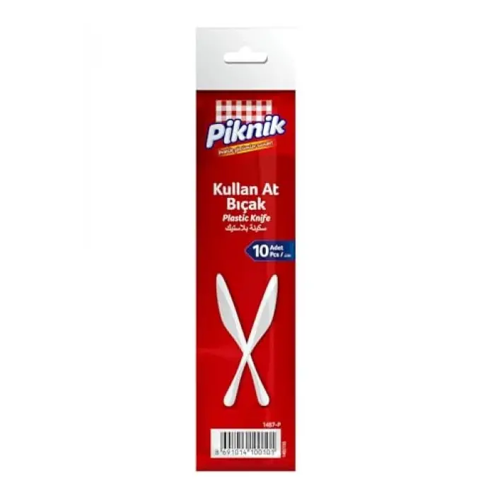 Plastik Bıçak 10lu