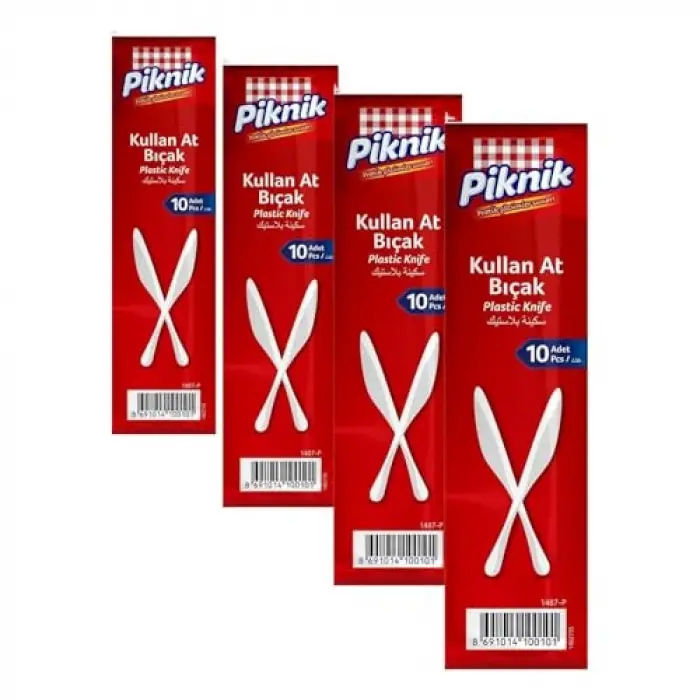 Plastik Bıçak 10lu