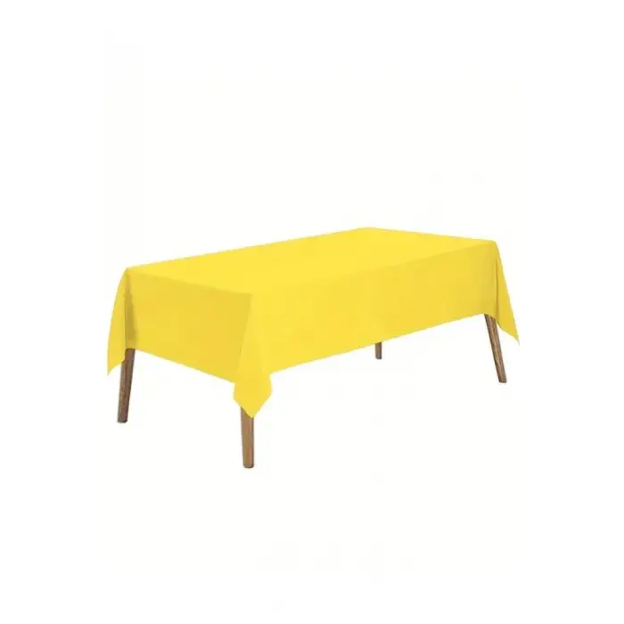 Plastik Kullan At Masa Örtüsü Sarı 137 * 270 cm