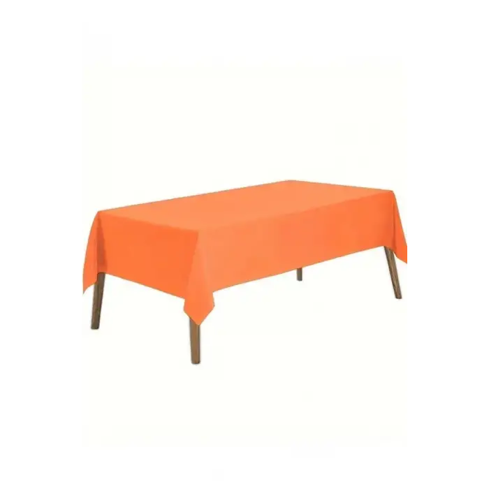Plastik Kullan At Masa Örtüsü Turuncu 137 * 270 cm